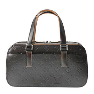 Louis Vuitton Monogram Matte Shelton Black Handbag